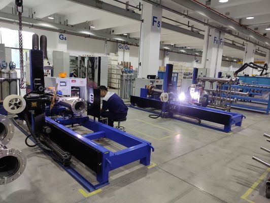 Автоматическая высокоскоростная сварочная машина для стыковой сварки труб методом TIG с током сварки 10-500А и подачей проволоки
